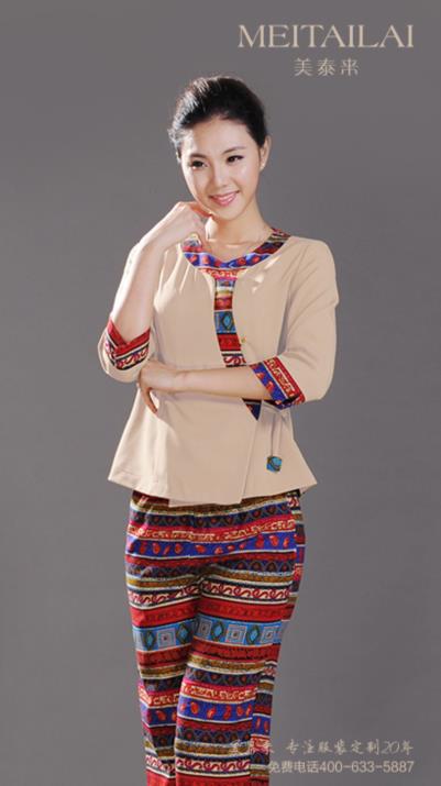 达州东南亚风情酒店服装